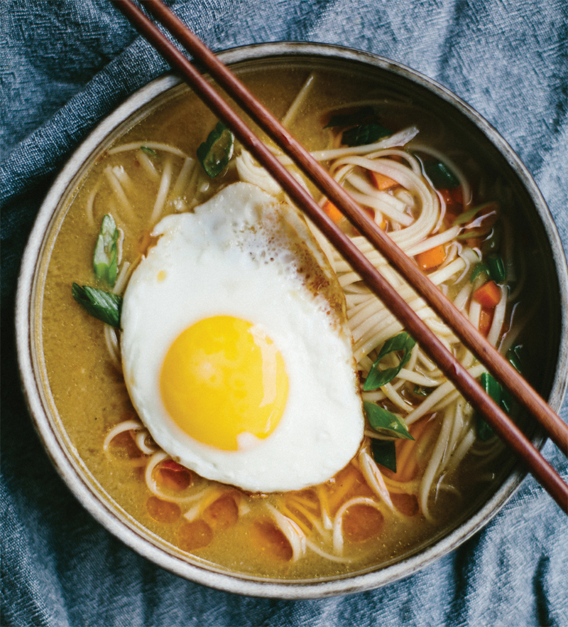 Morning miso noodle soup recipe