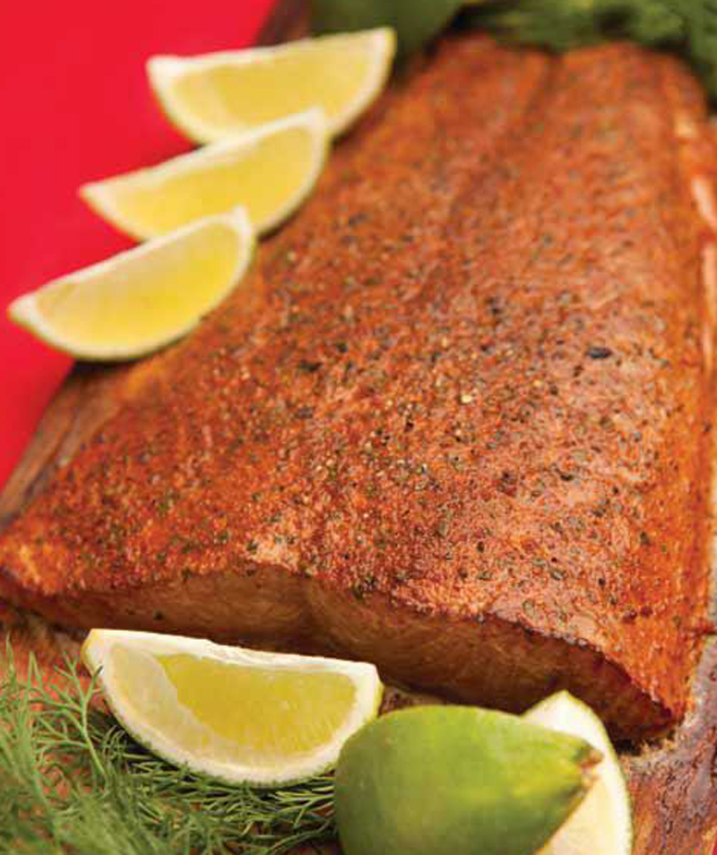 Cedar-plank chipotle salmon recipe